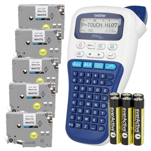 Brother h107b 5pk tze - pt-h107b, tze-231