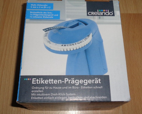 Etiketten prägegerät mit - etiketten, prägegerät,mit